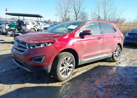2018 Ford Edge Titanium из США, поврежденный, VIN 2FMPK4K84JBB12251